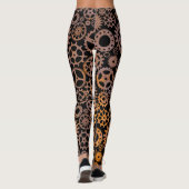 Steampunk Rusty Gears Leggings (Rückseite)