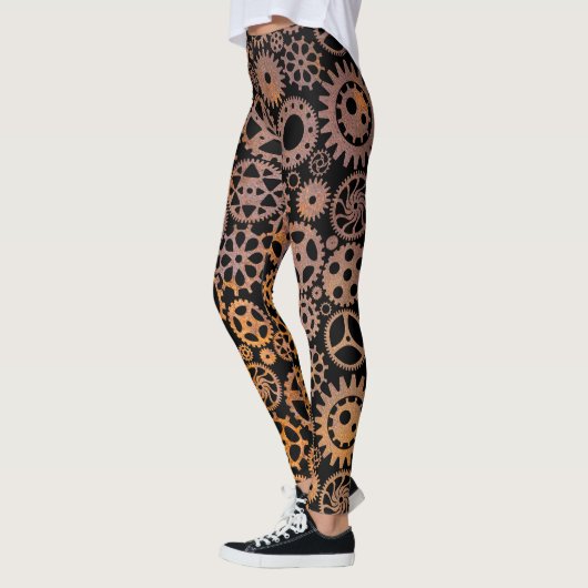 Steampunk Rusty Gears Leggings (Links)