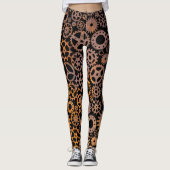 Steampunk Rusty Gears Leggings (Vorderseite)