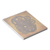 Steampunk Rusty Gears Notizblock (angewinkelt)