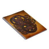Steampunk Rusty Gears Notizblock (Rechte Seite)
