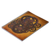 Steampunk Rusty Gears Notizblock (Linke Seite)