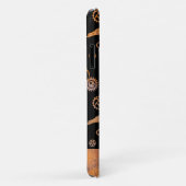 Steampunk-Rusty Gears und Crows-Individuelle Name Case-Mate iPhone Hülle (Hinten/Rechts)