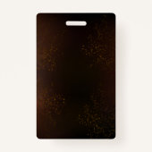 Steampunk Rusty Hintergrund mit türkisfarbenen Lin Ausweis (Rückseite)