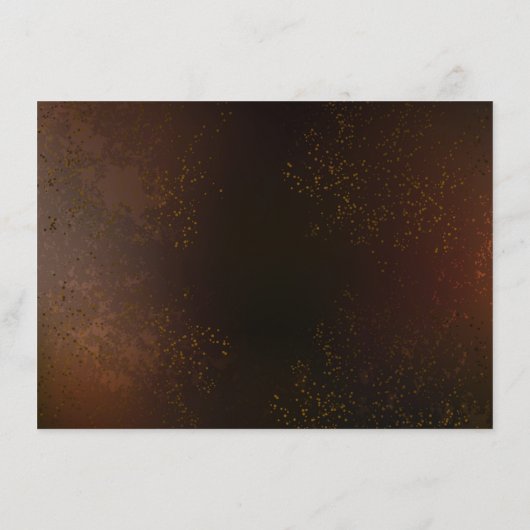 Steampunk Rusty Hintergrund mit türkisfarbenen Lin Begleitkarte (Rückseite)