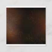 Steampunk Rusty Hintergrund mit türkisfarbenen Lin Begleitkarte (Rückseite)