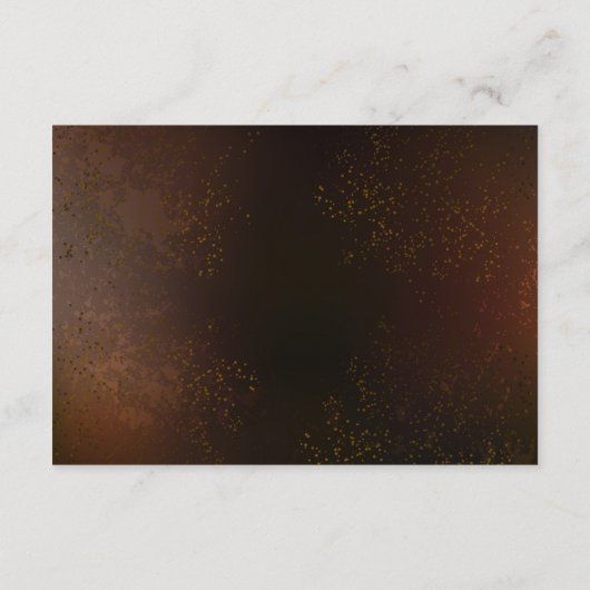 Steampunk Rusty Hintergrund mit türkisfarbenen Lin Begleitkarte (Rückseite)