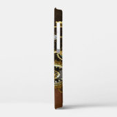 Steampunk Rusty Hintergrund mit türkisfarbenen Lin Case-Mate iPhone Hülle (Rückseite / Links)