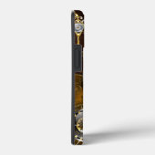 Steampunk Rusty Hintergrund mit türkisfarbenen Lin Case-Mate iPhone Hülle (Rückseite / Rechts)