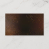 Steampunk Rusty Hintergrund mit türkisfarbenen Lin Hinweiskarte (Rückseite)