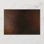 Steampunk Rusty Hintergrund mit türkisfarbenen Lin Hinweiskarte (Rückseite)