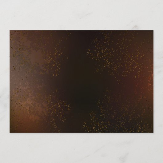 Steampunk Rusty Hintergrund mit türkisfarbenen Lin Menükarte (Rückseite)