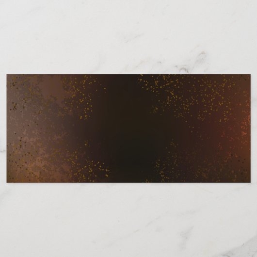 Steampunk Rusty Hintergrund mit türkisfarbenen Lin Menükarte (Rückseite)