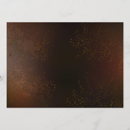 Steampunk Rusty Hintergrund mit türkisfarbenen Lin Menükarte (Rückseite)