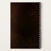 Steampunk Rusty Hintergrund mit türkisfarbenen Lin Notizblock (Rückseite)