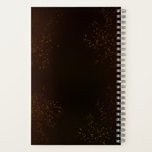 Steampunk Rusty Hintergrund mit türkisfarbenen Lin Notizblock (Rückseite)