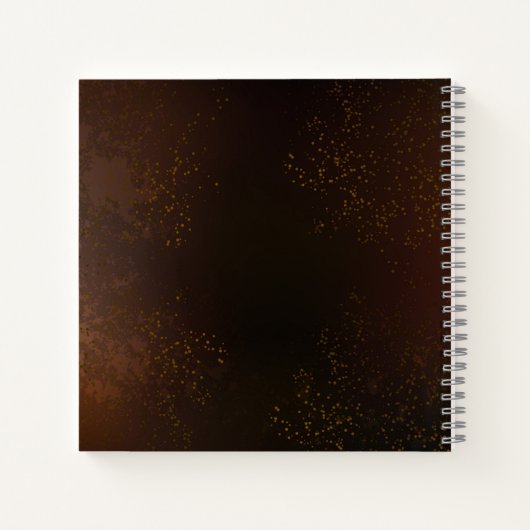 Steampunk Rusty Hintergrund mit türkisfarbenen Lin Notizblock (Rückseite)