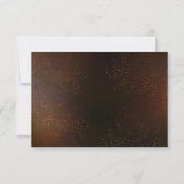 Steampunk Rusty Hintergrund mit türkisfarbenen Lin Save The Date (Rückseite)