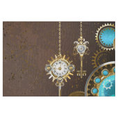 Steampunk Rusty Hintergrund mit türkisfarbenen Lin Stoff (Fat Quarter (45,7 x 55,9 cm))