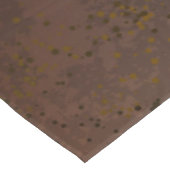 Steampunk Rusty Hintergrund mit türkisfarbenen Lin Tischdecke (Schrägansicht)