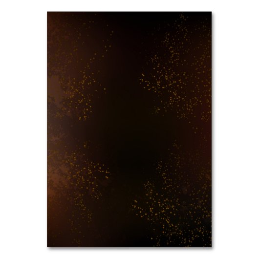 Steampunk Rusty Hintergrund mit türkisfarbenen Lin Tischnummer (Rückseite)