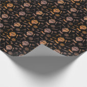 Steampunk Rusty Hot Air Balloons Geschenkpapier (Ecke)