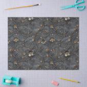 Steampunk-Rusty-Metal-Blume für Decoupage Seidenpapier (Basteln)