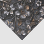 Steampunk-Rusty-Metall-Blume-Muster für Decoupage Seidenpapier (Detail)