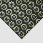 Steampunk Rusty Uhrwerk Gears Seidenpapier (Ausschnitt)