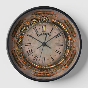 Steampunk Rusty Vintag Art Deco Uhr