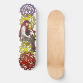 Steampunk Sally Skateboard (Vorderseite)