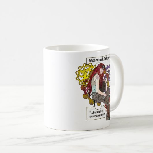 Steampunk Sally Tasse (VorderseiteRechts)