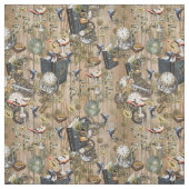 Steampunk-Sammlung grafischer Elemente auf Holz Stoff (Muster)