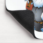 Steampunk Santa Christmas Vintag Style Mousepad (Ecke)