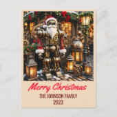 Steampunk Santa Claus - Frohe Weihnachten (Vorderseite)