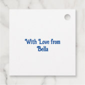 Steampunk Santa Claus Geschenkanhänger (Rückseite)