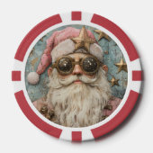 Steampunk Santa Claus Pokerchips (Vorderseite)