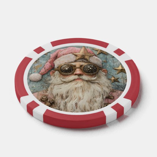 Steampunk Santa Claus Pokerchips (Einzeln)