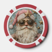 Steampunk Santa Claus Pokerchips (Rückseite)