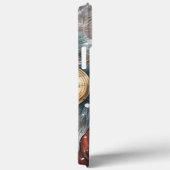 Steampunk Santa Claus Uhrwerk und Schneebäume Case-Mate iPhone Hülle (Rückseite / Rechts)