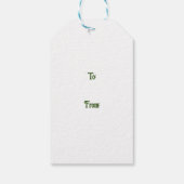 Steampunk Santa Geschenkanhänger (Rückseite)