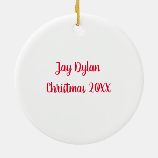 Steampunk Santa Keramik Ornament (Hinten)