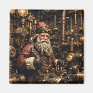 Steampunk Santa Magnet