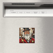 Steampunk Santa Magnet (In Situ (Geschirrspüler))