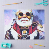 Steampunk Santa- Meiya Styled Seidenpapier (Basteln)