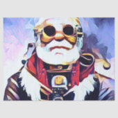 Steampunk Santa- Meiya Styled Seidenpapier (Vorderseite)