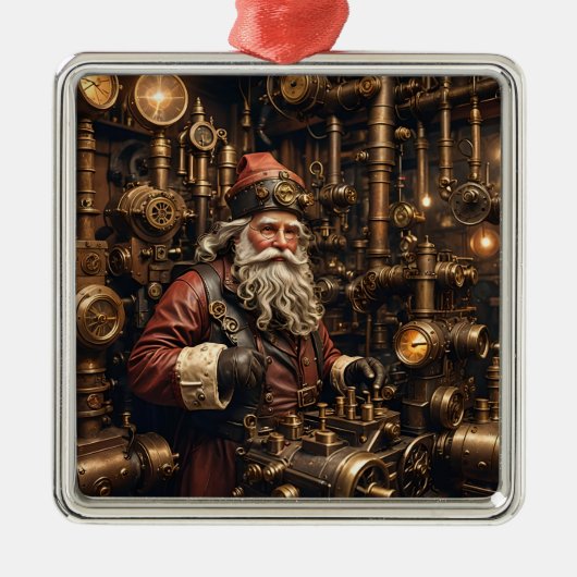 Steampunk Santa Ornament (Vorne)