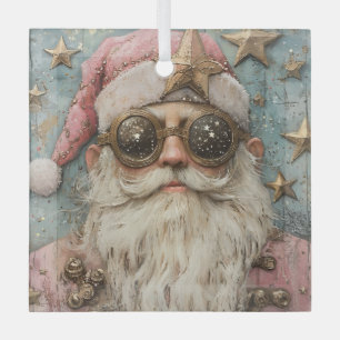 Steampunk Santa Ornament Aus Glas