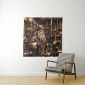 Steampunk Santa Tapestry Wandteppich (Beispiel)