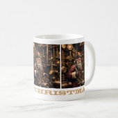 Steampunk Santa Tasse (VorderseiteRechts)